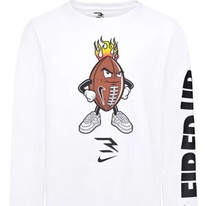 Nike ‼️🔥3BRAND by Russell Wilson
Big Boys Fired Up Ballers Long Sleeve T-shirt S